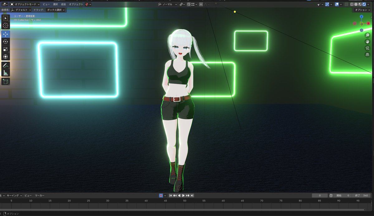 YU_create02's tweet photo. やっとモーション作れるかもしれないです！

#blender
#b3d
#blender初心者 https://t.co/SHScVNCoJz