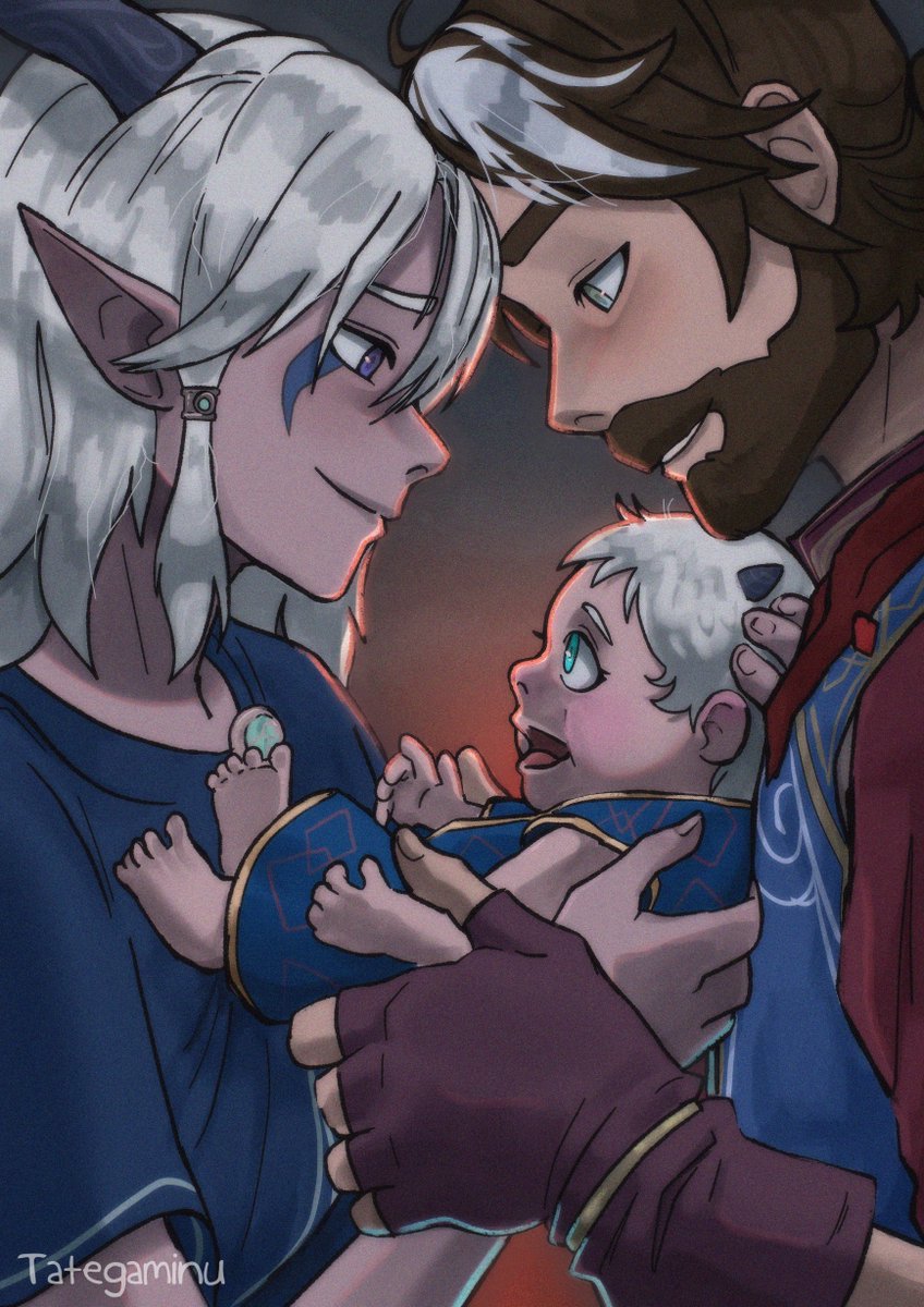 My babies have a baby!!
#thedragonprince #thedragonking #tdk #tdp #tdpfanart #rayllum #art #rayla #callum