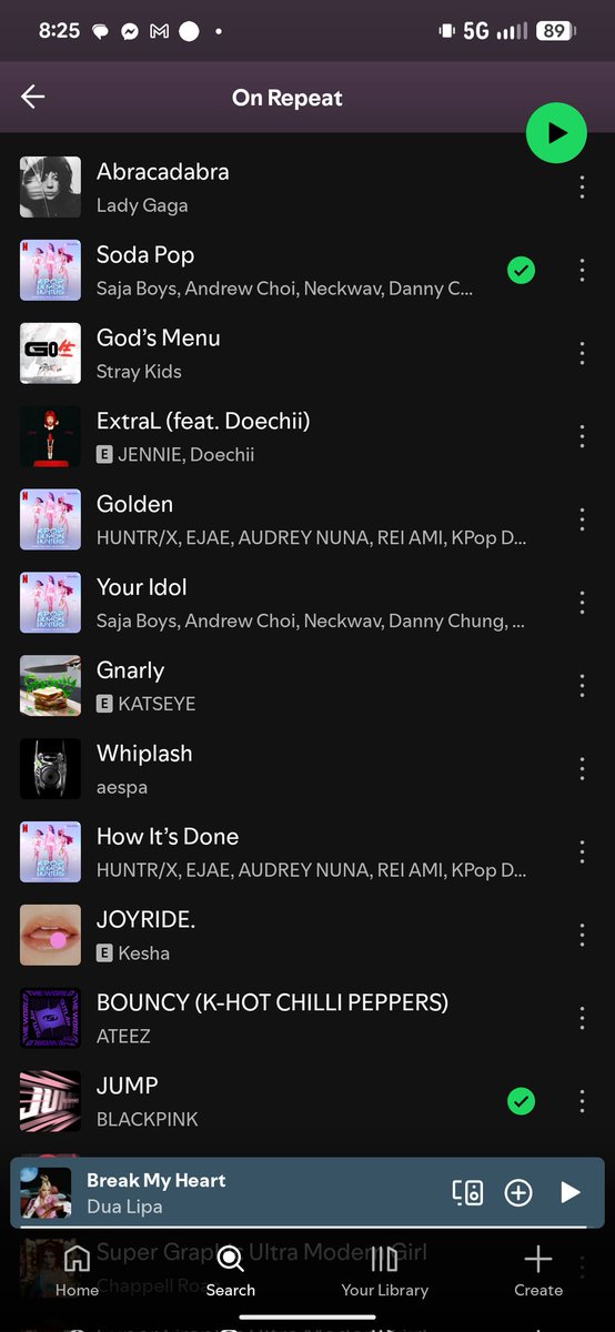 Also surprised there's no taylor in here but I have been living for kpop recently