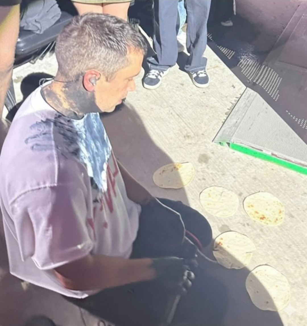 why the fuck are there not 1 not 2 but 5 tortillas on the ground