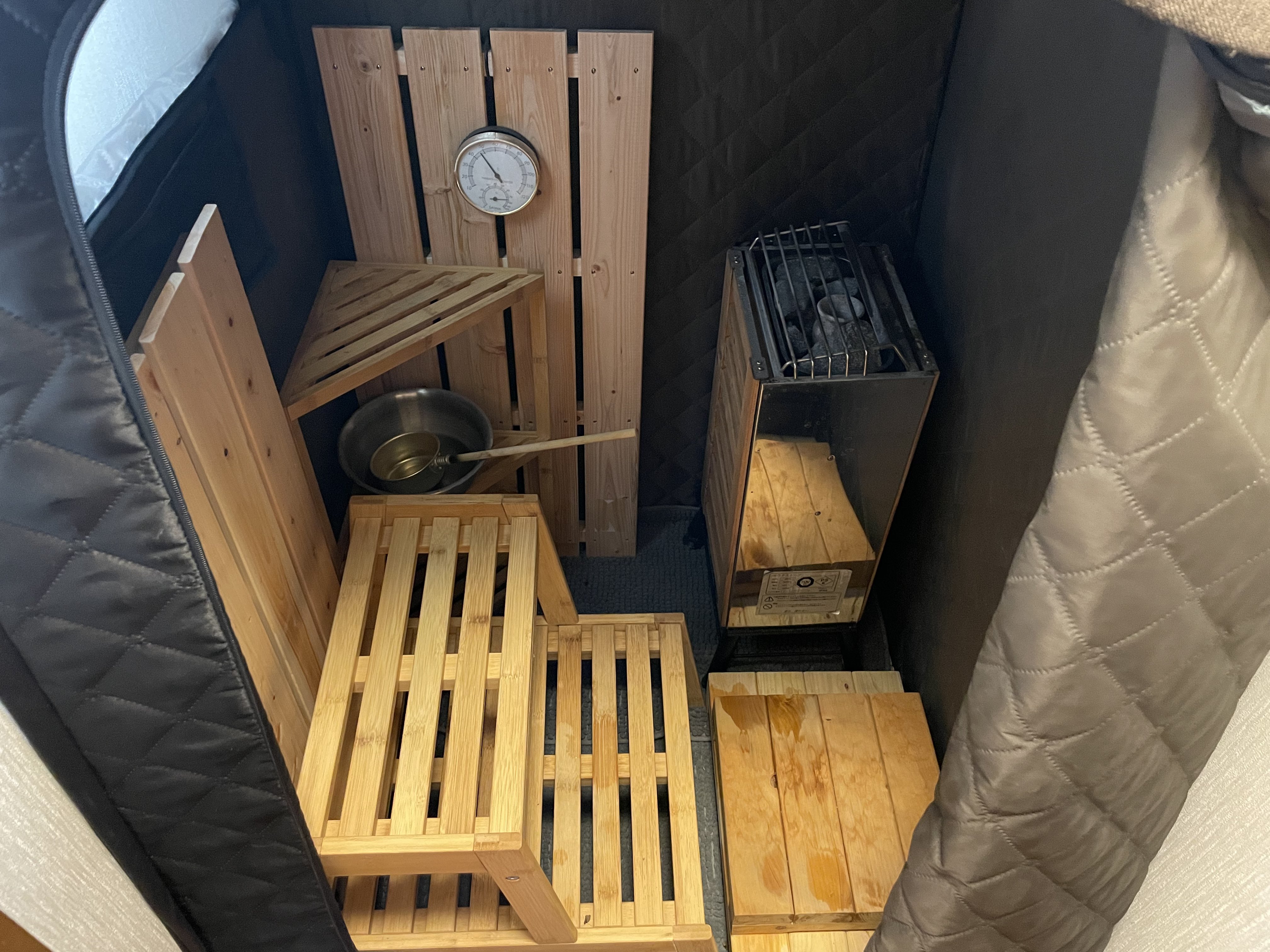 【なっつん】おうちDEサウナ　イス付き 公式】おうちDEサウナ Rivitalize sauna 家庭用•自宅サウナ
