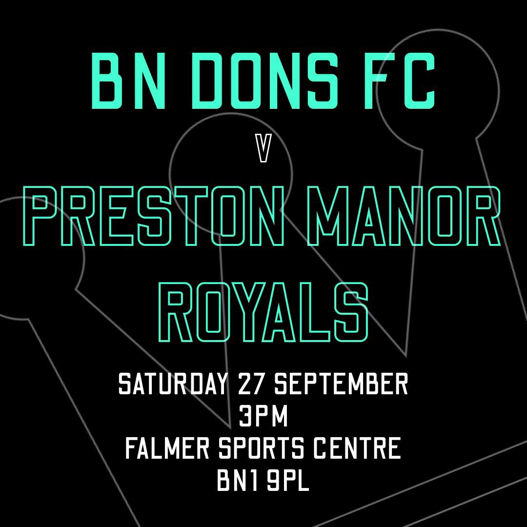 BN Dons Saturdays (@bndons1) on Twitter photo This Saturday we look forward to our first away game of the season as we face off against familiar opponents in <a href="/PMRoyalsFC/">PMRFC</a> 🤝
We locked horns 3 times last season and each game was a battle 🥊 
Get down to support us as we look to bring the three points home! 🌲 
UTD 👑 This Saturday we look forward to our first away game of the season as we face off against familiar opponents in <a href="/PMRoyalsFC/">PMRFC</a> 🤝
We locked horns 3 times last season and each game was a battle 🥊 
Get down to support us as we look to bring the three points home! 🌲 
UTD 👑