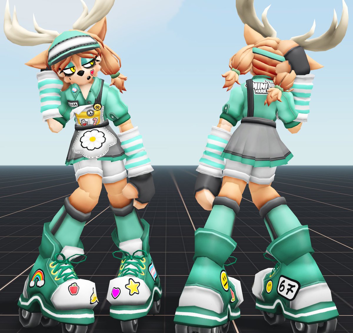 WhisksRestrict's tweet image. trans visibility day was 6 months ago so im extremely late anyways
dessaaa!!!
everybody&apos;s favorite deer :3

design by @AndyPassavas 
(pls give them a follow they did amazing with the design 🙏🙏)
#piggyroblox #piggy #piggydessa #RobloxPiggy #ROBLOX