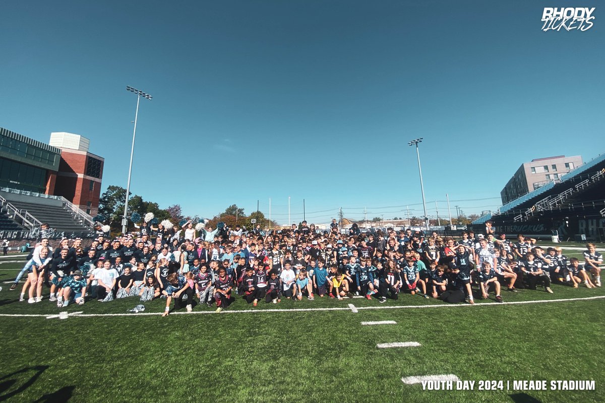 The next <a href="/RhodyFootball/">Rhody Football</a> home game is 𝐎𝐂𝐓𝐎𝐁𝐄𝐑 𝟏𝟏𝐭𝐡 and it's our annual 𝗬𝗢𝗨𝗧𝗛 𝗗𝗔𝗬 game! Grab your tickets and meet us on the field with the kiddos!

📣 10 AM clinic!
📸 Mid-field group photo!
🖊️ Autographs!
🏟️ URI vs. UNH at 1 PM!

🎟️: bit.ly/3TeK3ah