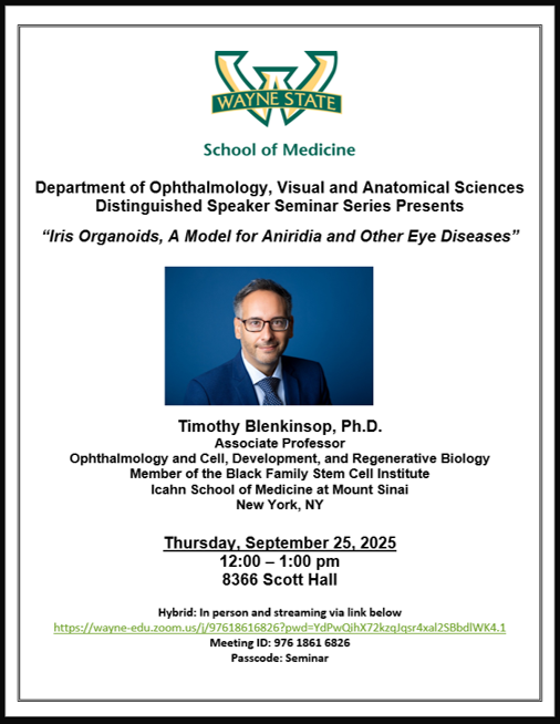 Wayne OVAS/Kresge Eye Institute/Wayne Health tweet media