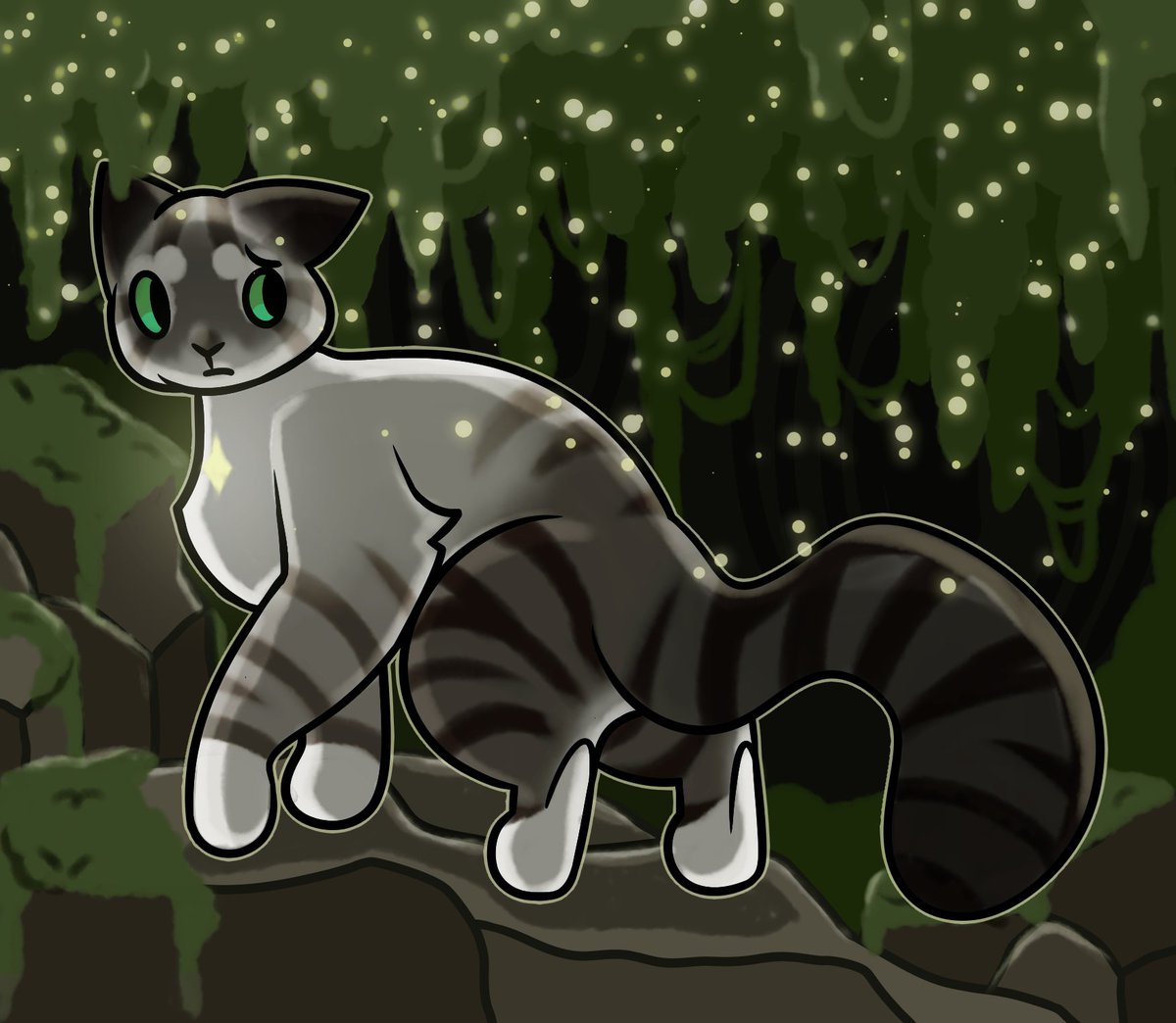 mauvue's tweet image. [repost] 🌟 echosong in the whispering cave 🪨🌿