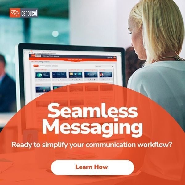 Your message. More Places. 

Learn how to deliver seamless communications with a powerful digital signage solution: hubs.ly/Q03HLkcJ0

#Carousel #DigitalSignage #SignageSolutions #SeamlessCommunication