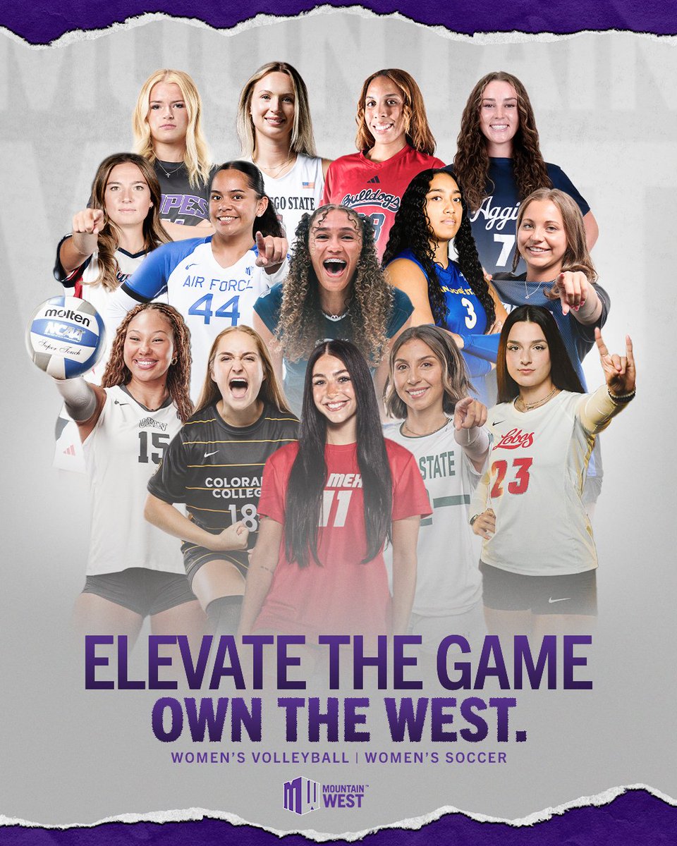 MountainWest's tweet image. Championship chase starts 𝙉𝙊𝙒.

Happy conference opener day to #MWVB &amp;amp; #MWWSOC 😈