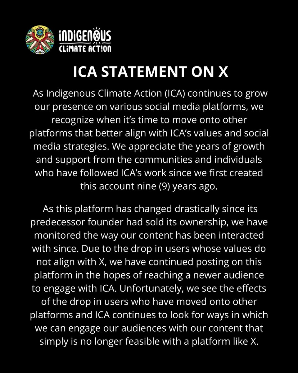 Indigenous Climate Action tweet media