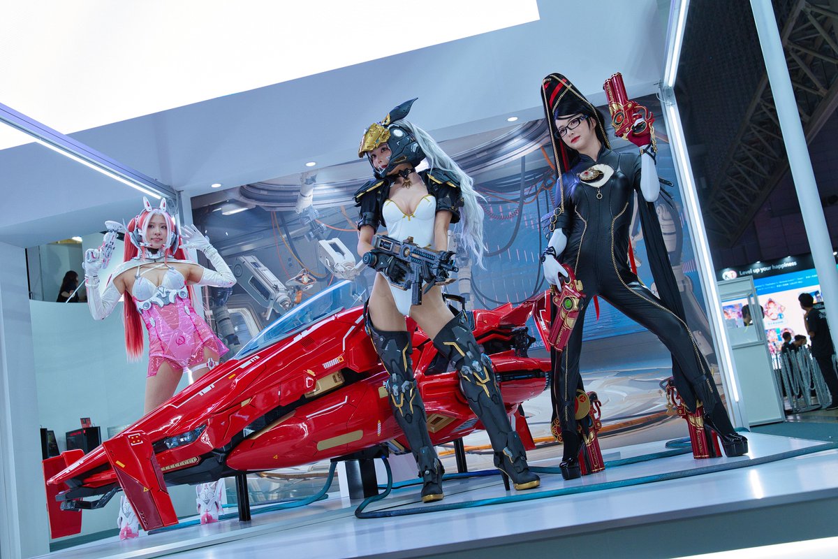 We dropped by The First Descendant’s（<a href="/FirstDescendant/">The First Descendant Official</a>） booth!
Try out the game and check out the Bayonetta collab skins!