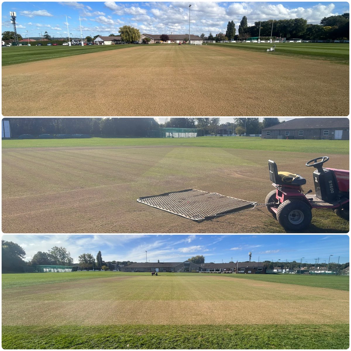 Jay Berkhauer (@jayberkhauer24) on Twitter photo Cricket squares renovations complete. thanks to the Jordan’s boys doing a top job again 💪 scarified, seeded, fertilised dressed and drag matted. <a href="/Proffittglenn/">Jamie Glenn Proffitt</a> <a href="/benwhite2012/">ben white</a> <a href="/ianajordan/">Jordans</a> <a href="/Sidcupcc/">Sidcup Cricket Club</a> Cricket squares renovations complete. thanks to the Jordan’s boys doing a top job again 💪 scarified, seeded, fertilised dressed and drag matted. <a href="/Proffittglenn/">Jamie Glenn Proffitt</a> <a href="/benwhite2012/">ben white</a> <a href="/ianajordan/">Jordans</a> <a href="/Sidcupcc/">Sidcup Cricket Club</a>