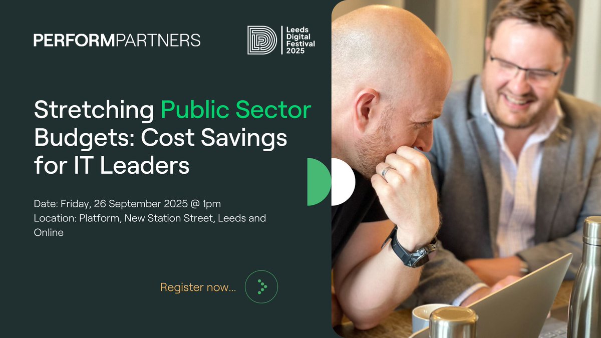 Join #LDF25 tomorrow to learn about new ways to unlock real impact in public sector. Seats are almost gone, grab yours today.
👉 hubs.li/Q03K_2Nh0 #PublicSectorUK #DigitalGovernment #GovTech #EfficiencyInGovernment #CloudForGovernment #DigitalTransformationUK