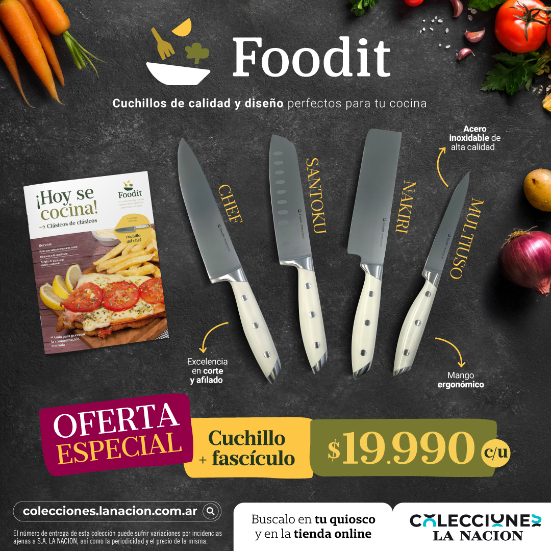 🔪 Cuchillos Foodit 🔪

La más alta calidad y diseño en una colección perfecta para tu cocina. 👨‍🍳✨
Hojas de acero inoxidable y mangos ergonómicos para un corte preciso.

Pedilo en tu quiosco y en la tienda online a solo $19.990