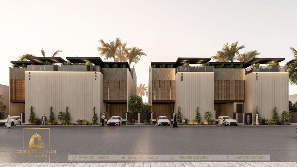 Constr_Leadrs's tweet image. قادة الإعمار للاستشارات الهندسية
حلول تصميم واستشارات هندسية بمعايير ترفع مستوى مشروعك 🏗️
مرفق واحد من أعمالنا الأخيرة وهو تصميم 8 فلل على كود المسار الرياضي في مدينة الرياض.