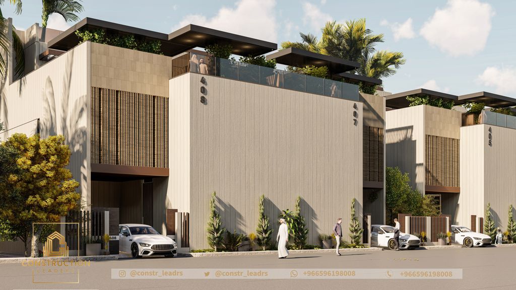 Constr_Leadrs's tweet image. قادة الإعمار للاستشارات الهندسية
حلول تصميم واستشارات هندسية بمعايير ترفع مستوى مشروعك 🏗️
مرفق واحد من أعمالنا الأخيرة وهو تصميم 8 فلل على كود المسار الرياضي في مدينة الرياض.