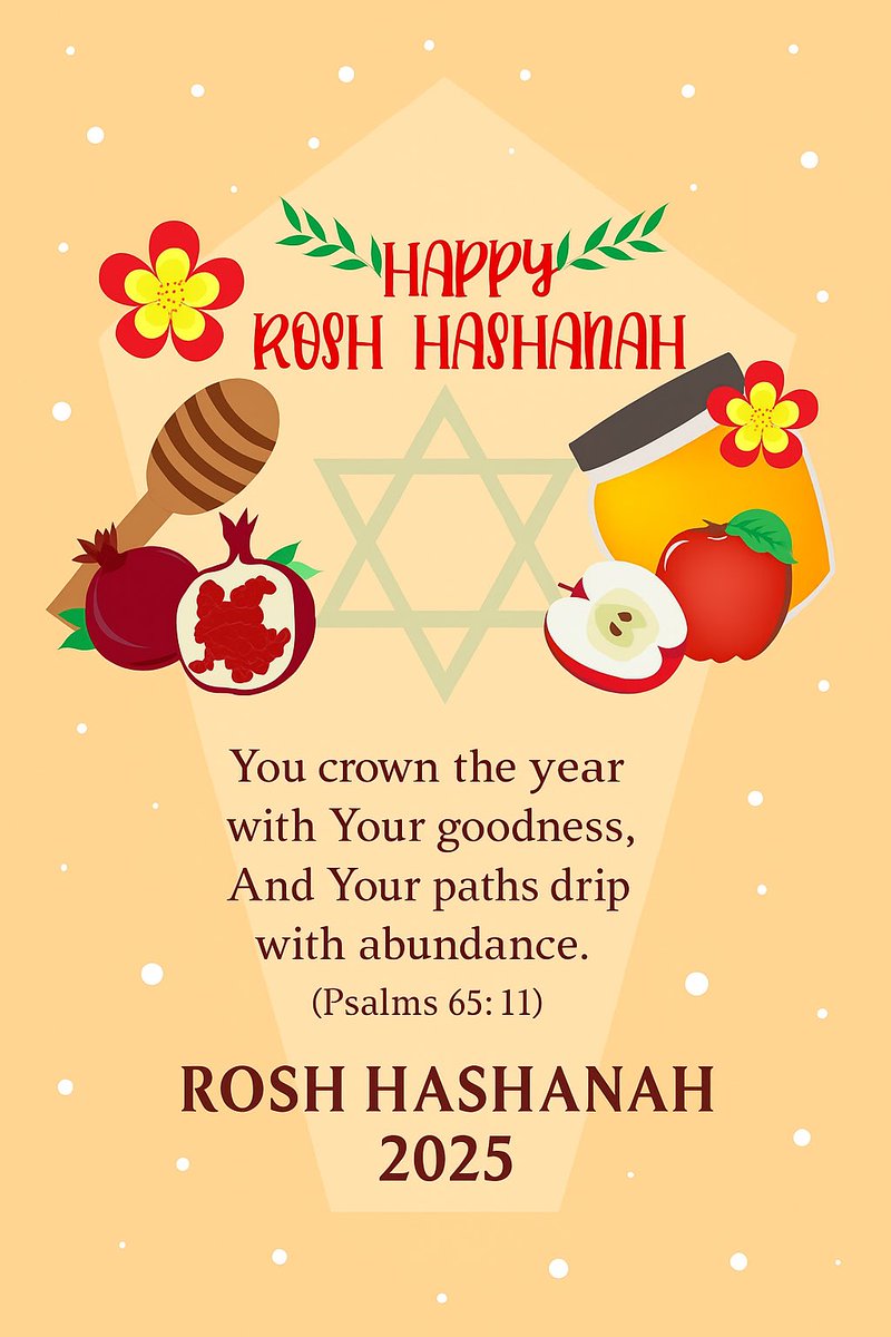 Happy New Hebrew Year For Jewish friends✡️❤️