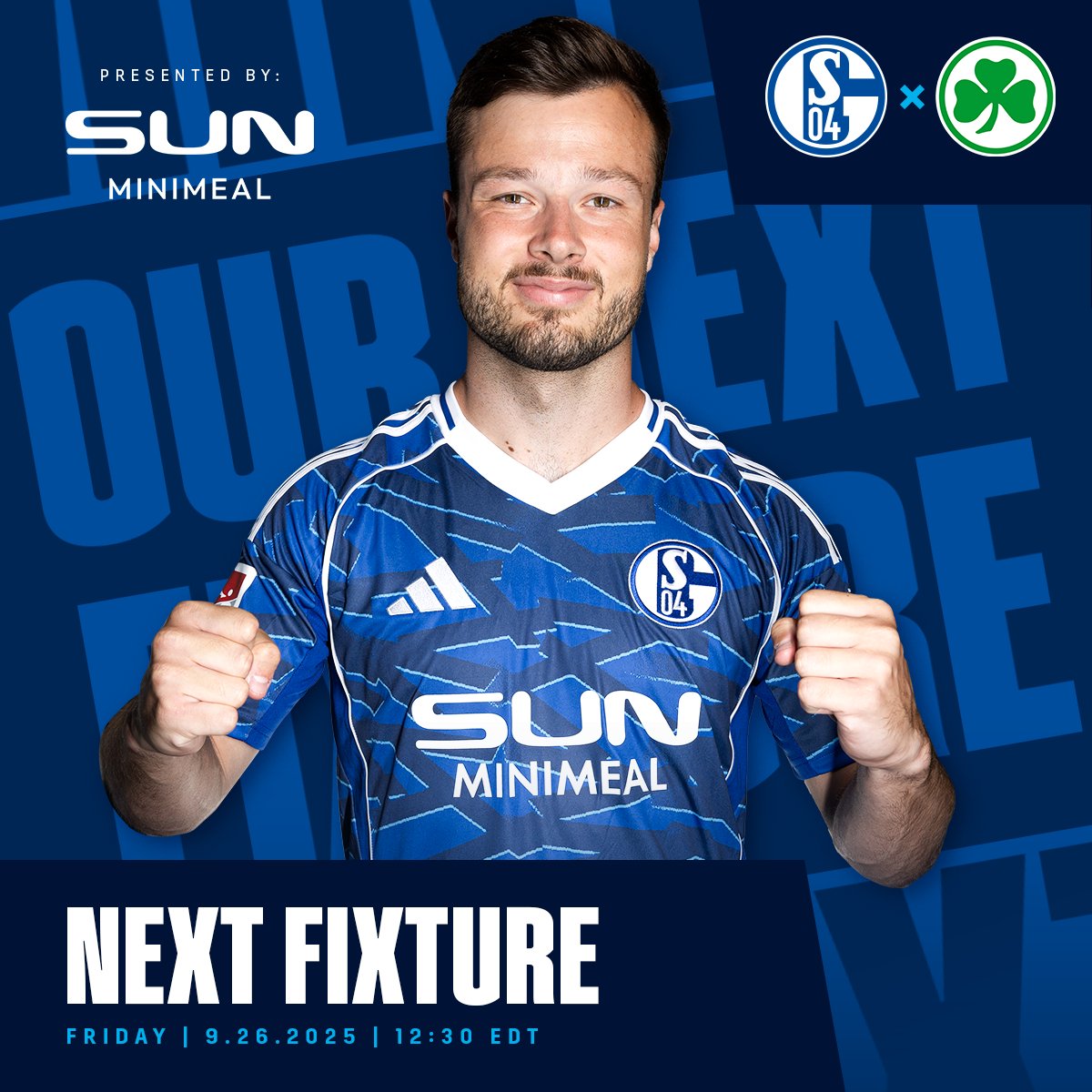 Fürth are in town tomorrow 👋

#SchalkeUS🇺🇸 | #S04SGF