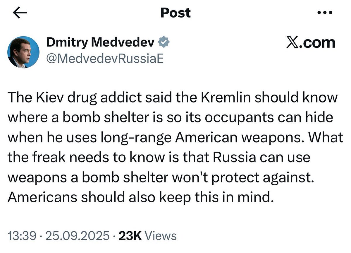 putin and medvedev go into a restaurant

“What would you like to have?” asks the waiter.

“I’ll have the steak”, says putkn

“Excellent choice, sir. What about the accompanying vegetable?” asks the waiter.

“He’ll also have the steak”, says putin

This joke is as old as
