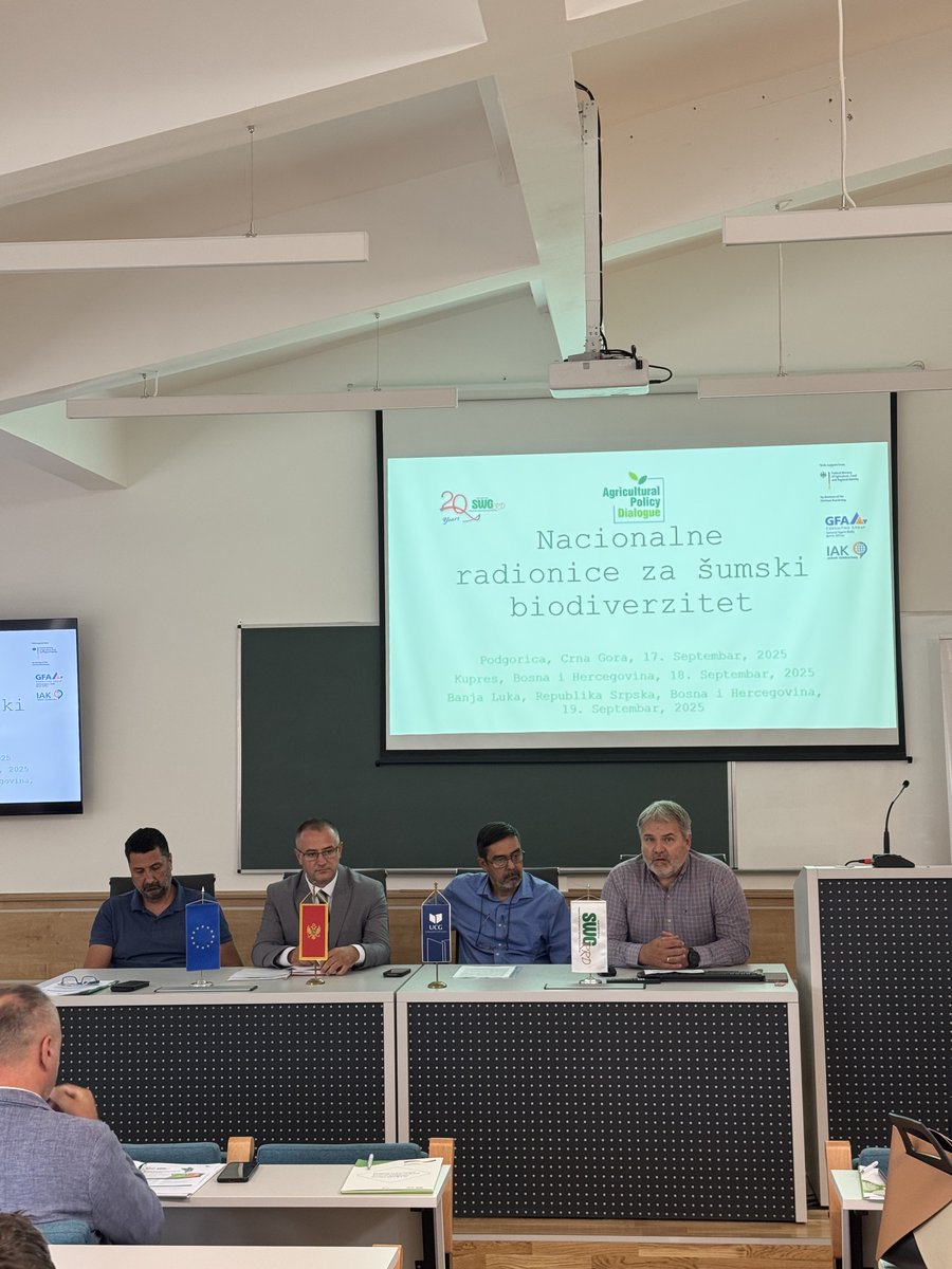🌳 National Forestry Workshops 🌿
Forestry and environmental stakeholders from Podgorica, Kupres, and Banja Luka shared knowledge and best practices on biodiversity monitoring.
Science, expertise, and foresters play a key role in protecting nature. #apd_see #Biodiversity #Forests
