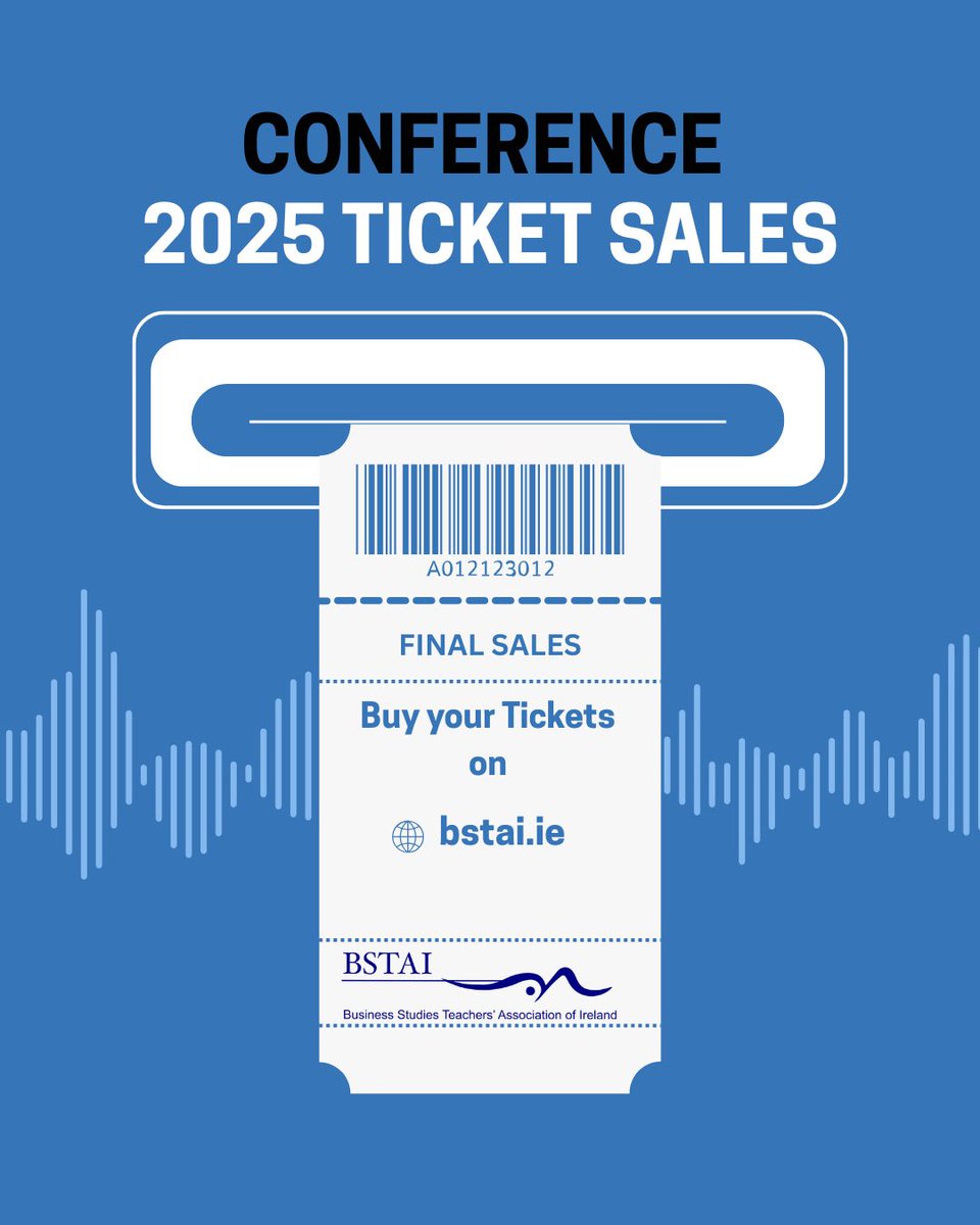 Just over 2️⃣ weeks to go to #BSTAICON25. Get your tickets before the sale ends on bstai.ie/bstai-conferen…