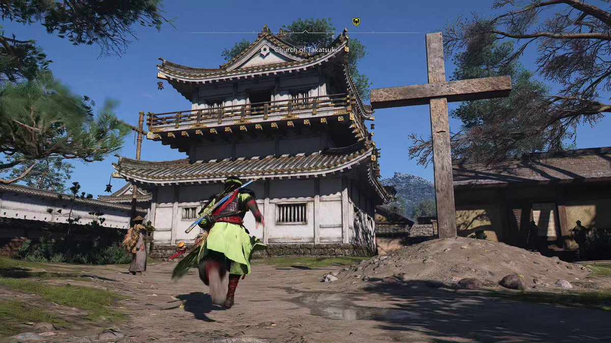 AccessTheAnimus's tweet photo. The cat, Olive, which is different from the one available in the "Sanctuary" project Animus Hub rewards, can be found in mainland Japan, in Izumi Settsu at the Church of Tatsuki! https://t.co/IWeGQru1al