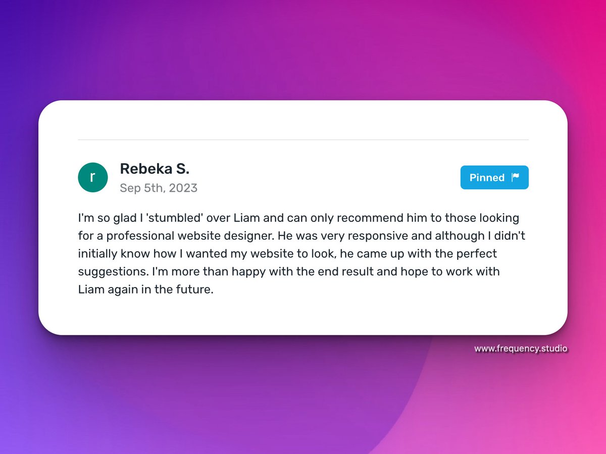 frequencydesign's tweet image. Author website design by frequency studio