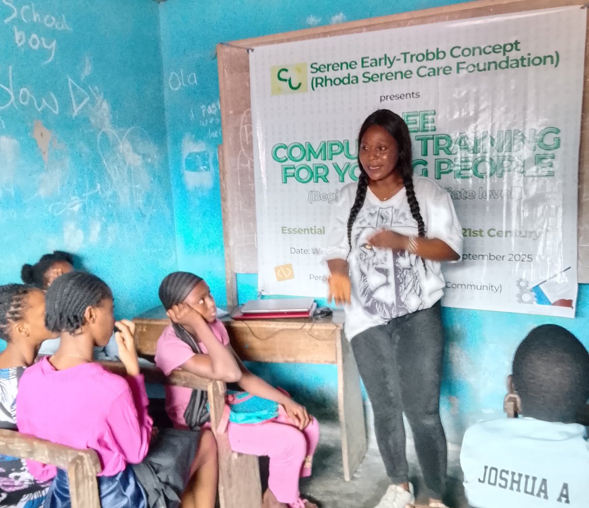 rhodasereneCFDN's tweet image. 1/3
#Suicide is the second leading cause of death among youth globally, but in #Nigeria it’s a silent crisis due to stigma, lack of services, and cultural taboo. Two weeks ago at the free #computertraining/ #digitalliteracy -
@UNICEF @NIMHgov @afspnational