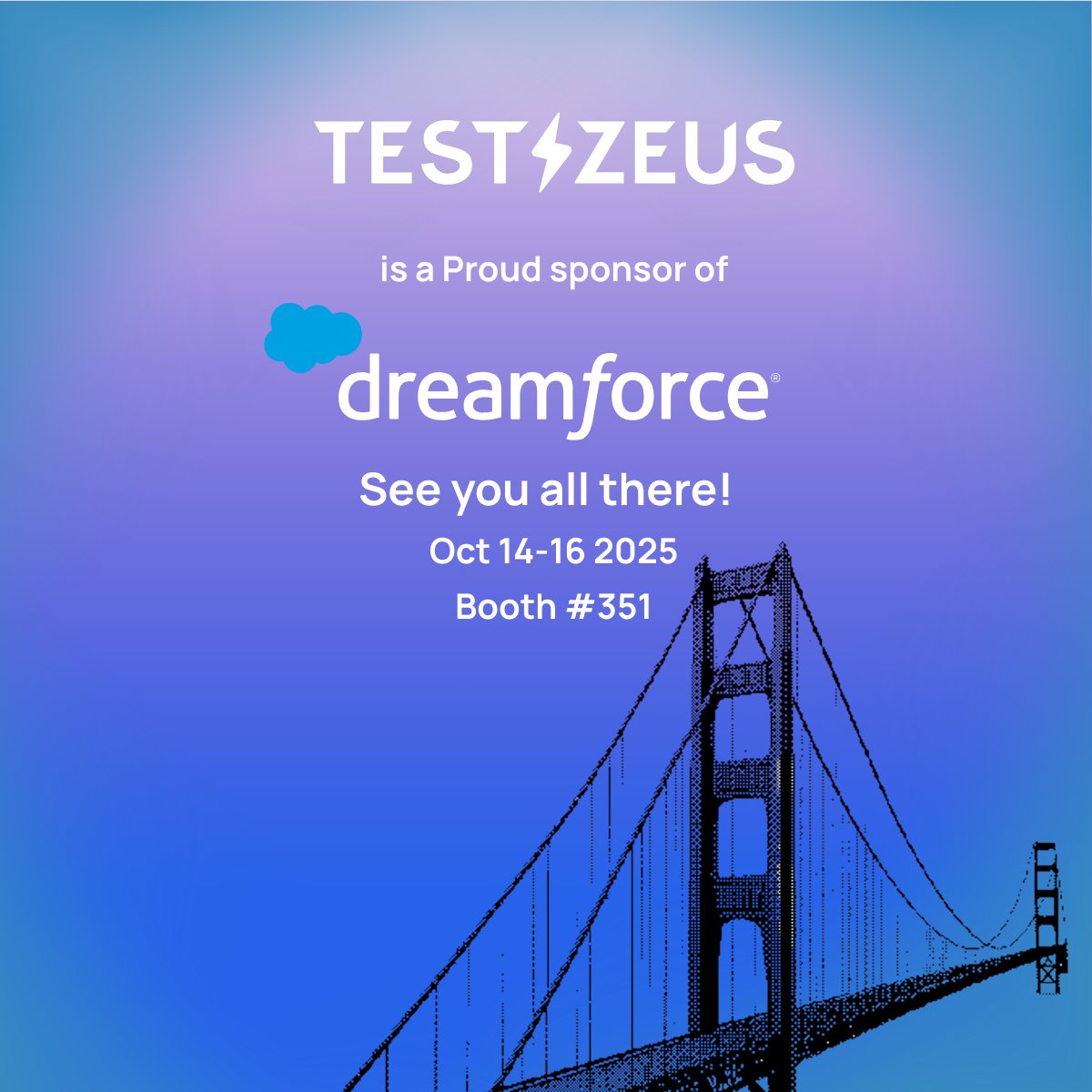 TestZeusAI's tweet image. We’re excited to announce that @TestZeusAI is an official sponsor of @Dreamforce 2025!

Join us and the incredible @salesforce community for 3 days of innovation, inspiration, and connection.

Stop by our booth and don’t miss out on the exclusive swags waiting for you.

#DF25