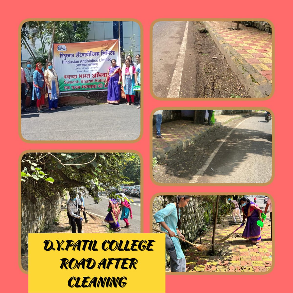 As a part of Swachhata Hi Seva Campaign - 2025, cleanliness activities were carried out by all the Staff from Finance Department of HAL at Dy. Patil College Road, Pimpri on 24.09.2025. #SHS2025
#SBMG #SwachhataHiSeva2025