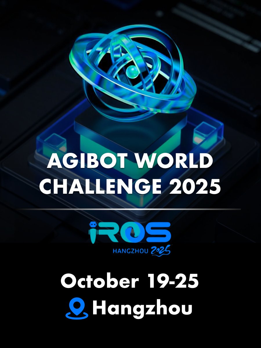 AgiBot World Challenge <a href="/IROS2025/">IROS 2025</a> Online Phase Concludes! 431 Teams from Around the Globe Compete - On-Site Finals Are Coming!

🌍23 countries, 431 teams, 3 months of intense competition- the AgiBot World Challenge 2025 online phase has officially concluded!
🧠Results from Two