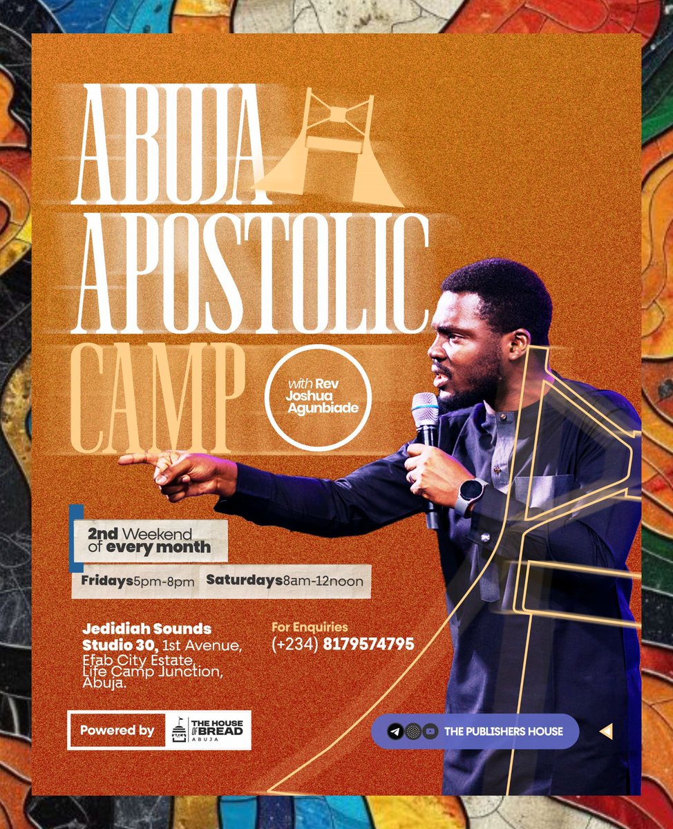 ABUJA….

We are almost here

Tag your friends in the city of Abuja

Commencing in the month of November…

🔥