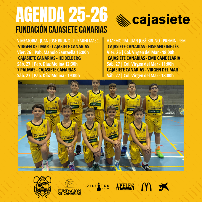 CB1939Canarias's tweet photo. BASE |  Arrancan las Ligas Canarias Júnior y Cadete

➡️  Doble presencia aurinegra en el 𝐈𝐕 𝐓𝐨𝐫𝐧𝐞𝐨 𝐔𝟏𝟔 𝐝𝐞 𝐋𝐨𝐬 𝐑𝐞𝐚𝐥𝐞𝐣𝐨𝐬

➡️  Los premini masculino y femenino; así como el mini de chicas participan en el 𝐕 𝐌𝐞𝐦𝐨𝐫𝐢𝐚𝐥 𝐉𝐮𝐚𝐧 𝐉𝐨𝐬é 𝐁𝐫𝐮𝐧𝐨
