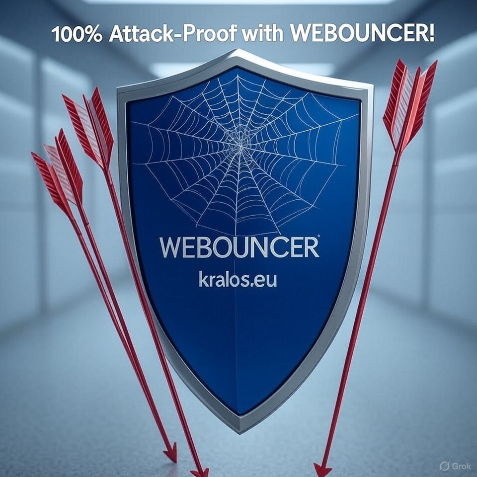 WEBOUNCER_'s tweet image. Over 140,620 web attacks on kralos.eu in September 2025, and WEBOUNCER stopped them ALL!  Our digital twin technology delivers code 200&apos;s to confuse attackers, keeping your site untouchable.  Give your website the ultimate defense🦾#websecurity #unhackable #Online
