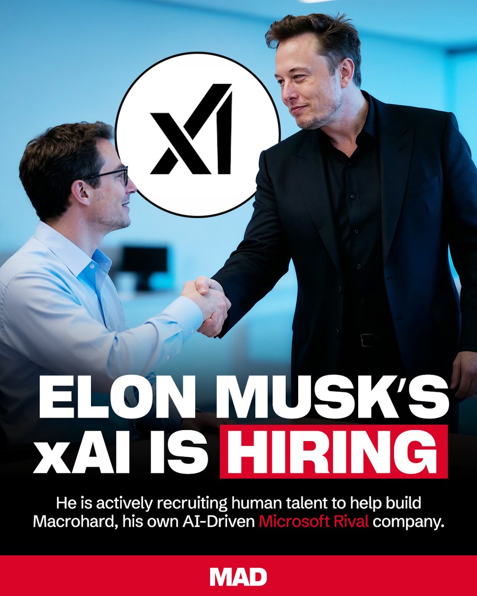 mobileappdaily's tweet image. Join Musk’s vision: AI, innovation, and disruption at its best.