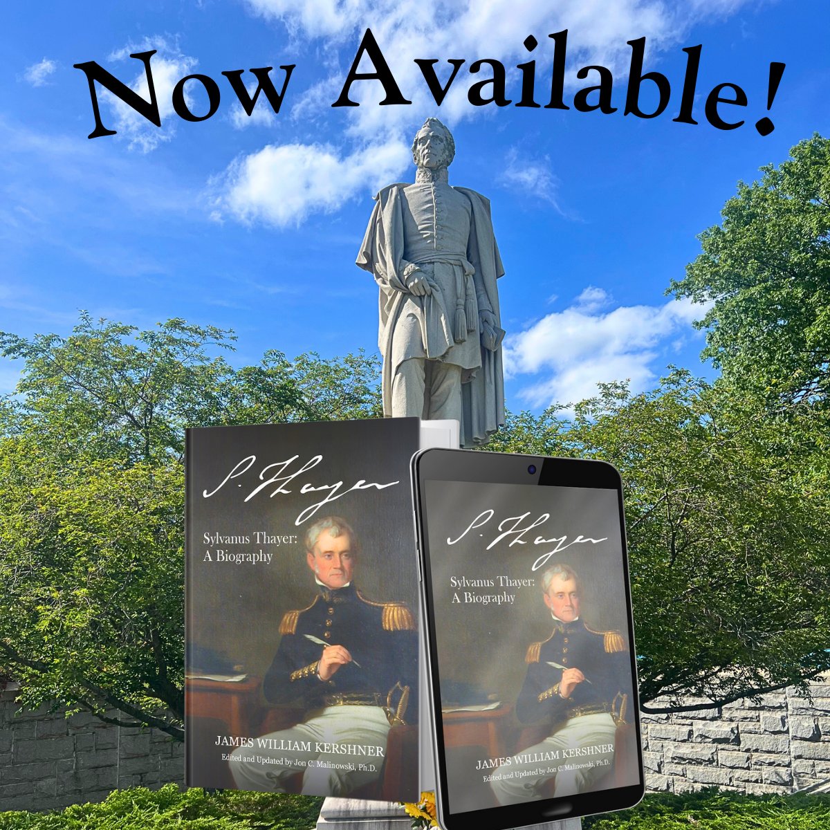 It’s here! Sylvanus Thayer: A Biography is out now from West Point Press—free to read in digital and limited-print editions. press.westpoint.edu/book/biography…