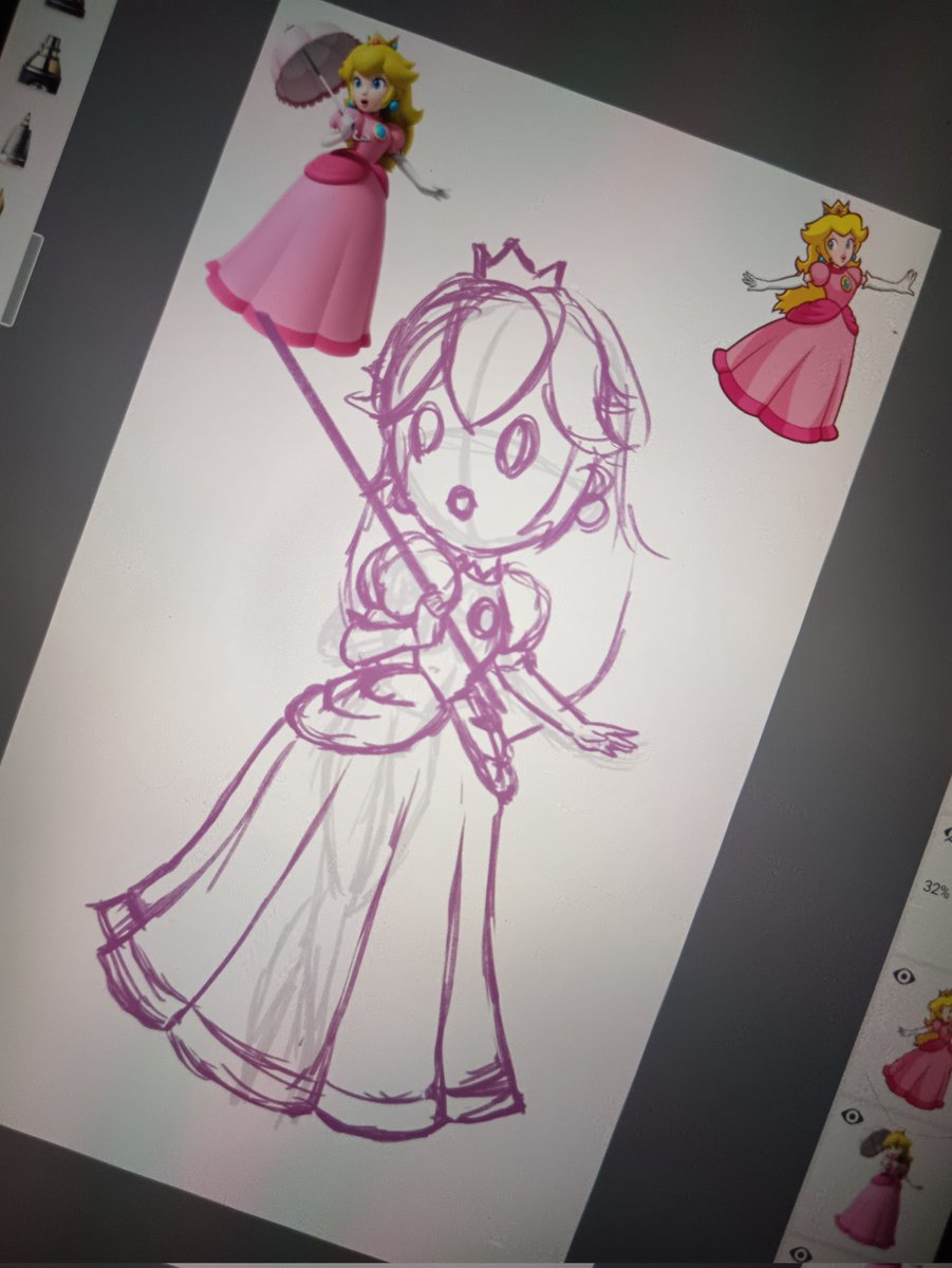 Stefy_Artist's tweet photo. Se viene fanart de Peach 💅👑

Tenía ganas de dibujarla y pues así va el proceso~
Quería probarla en mi estilo chibi dinámico y la verdad no se ve nada mal :0

Sigo recuperandome de mi resfriado 😵‍💫

#fanart #peach #princesapeach #ArtistOnTwitter #artbyilvy #mario #digitalart https://t.co/CrZWFULcD0