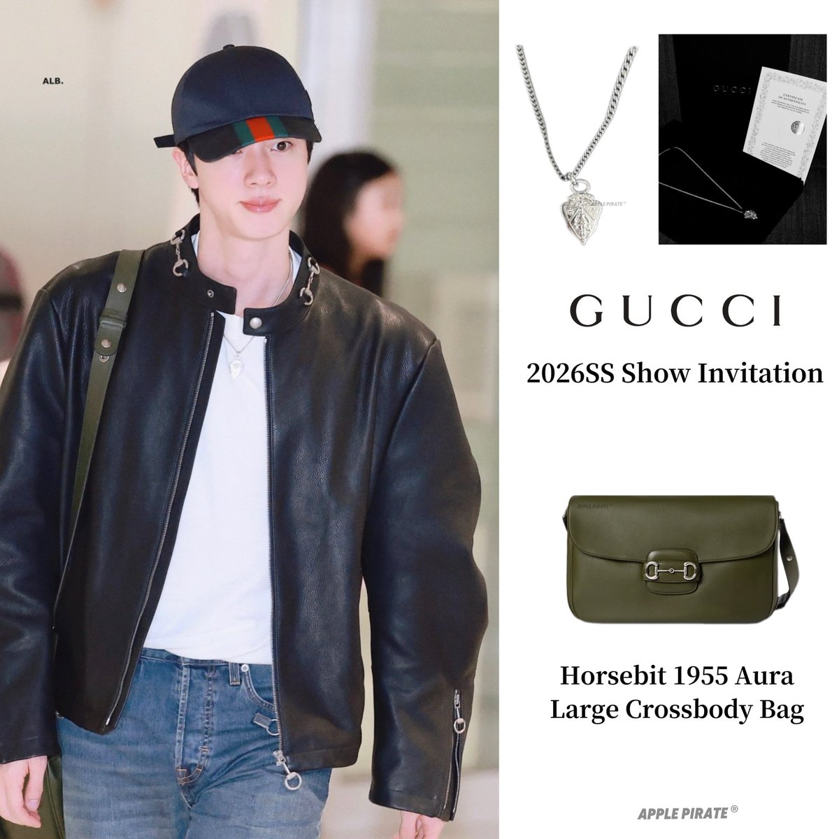 ApplePirate_'s tweet photo. 20250925 Jin in airport

“Figo”

GUCCI ROYALTY JIN

#JinxGucci #Jin #MFW
#GucciLaFamiglia @gucci https://t.co/ejr7fsZVtY