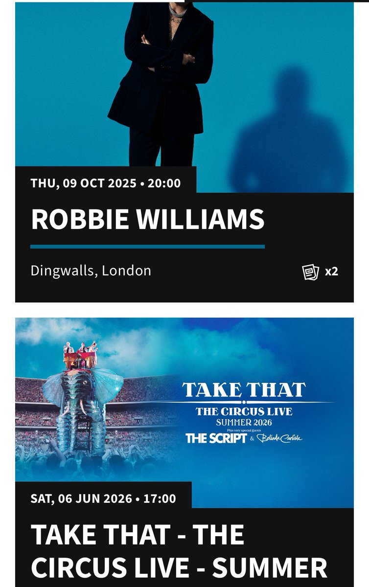 Ticketmaster has been amazing for me lately