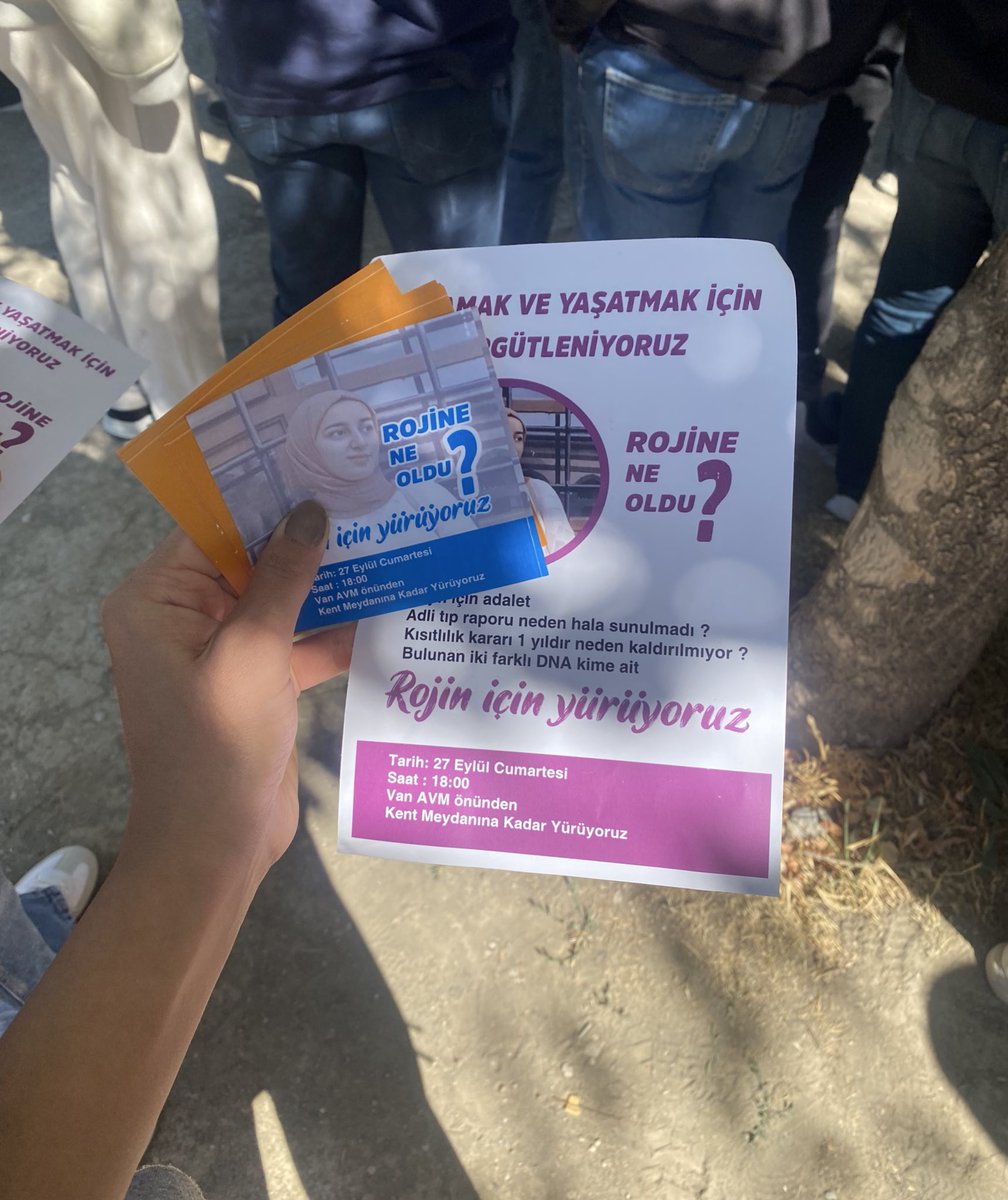 Van Avm önünden Rojin için yürüyoruz
#rojinkabaisicinadalet