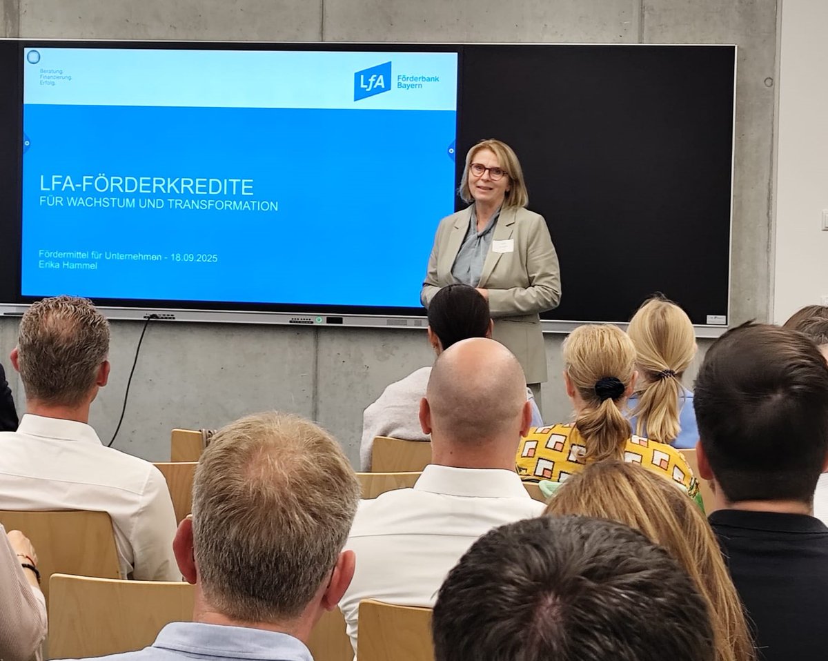 #Gründung, #Innovation und #Wachstum Die #LfA-#Fördermittelberatung ist ein guter erster Schritt!

Erika Hammel ist Förderexpertin der LfA und informiert Gründungsinteressierte, Unternehmensnachfolger und -nachfolgerinnen, Unternehmer und Unternehmerinnen bei Fragen zu