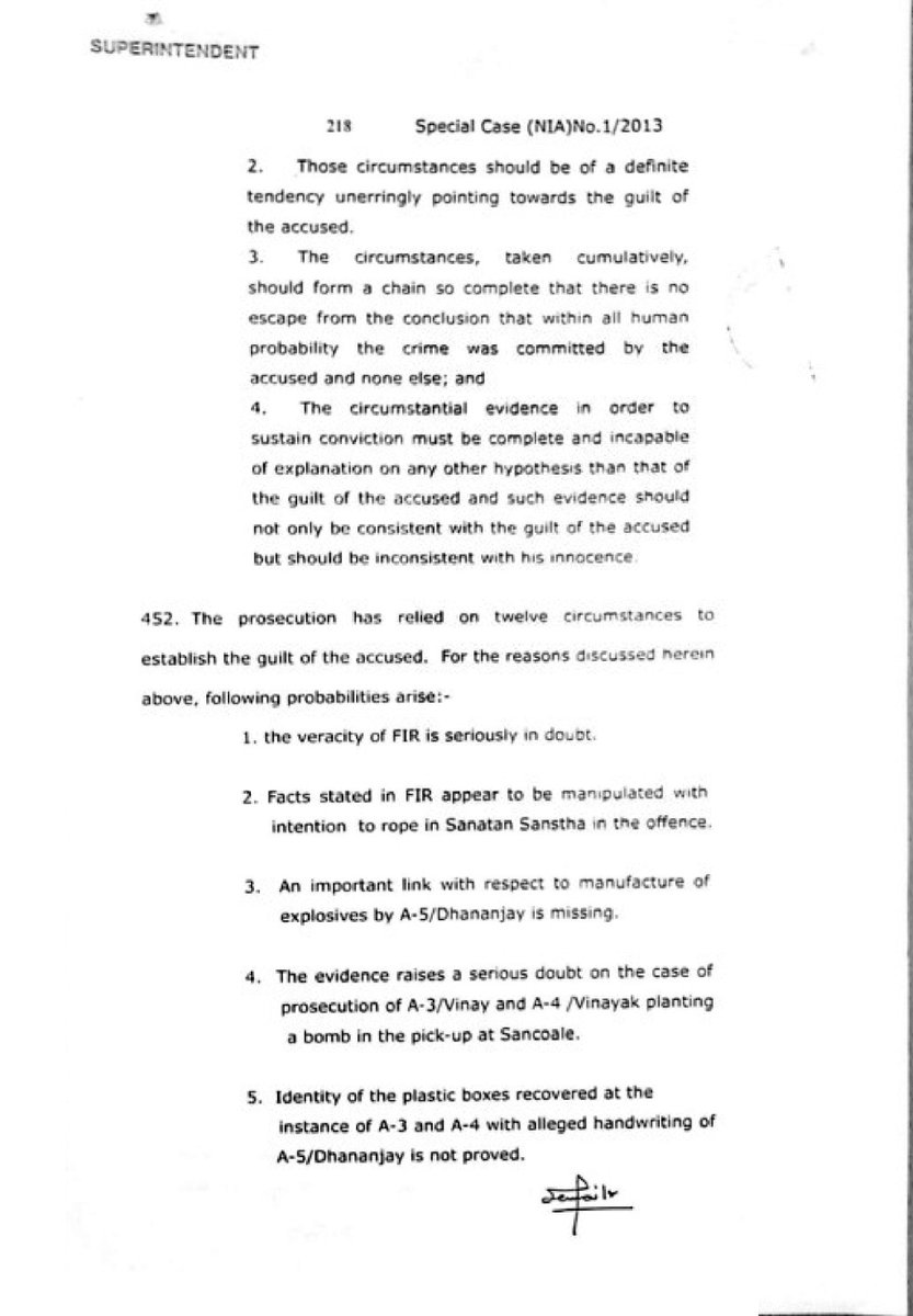 #Sanatan_Sanstha_Innocent

Keyword :  Sanatan Sanstha AND सत्यमेव जयते

<a href="/yuvrajpawale7/">Yuvraj Pawale</a>

2009 च्या मडगाव केस संदर्भात निकालपत्रात न्यायालयाने आेढलेले ताशेरे