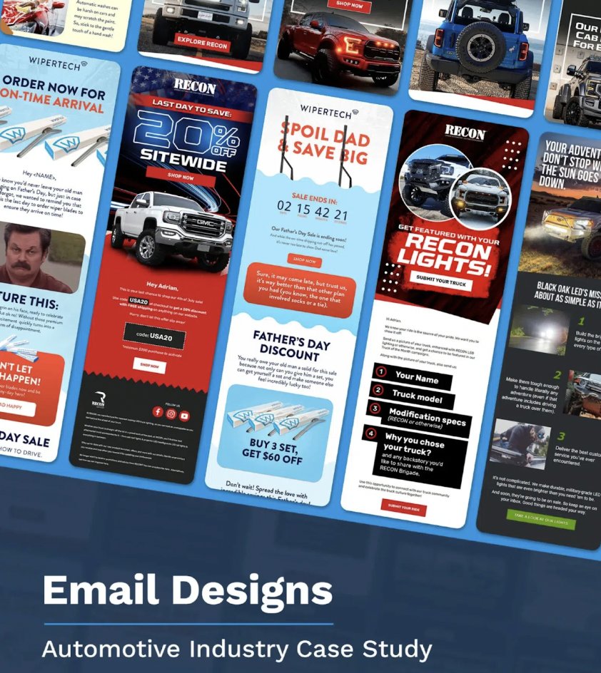 We had a brand who sent a few emails to their list.

Didn't see results, and they stopped.

Totally fair. Why keep doing something that’s not working?

When we picked it back up, we tried something different:

Sending fun / educational emails.

Like the ones below.

That alone