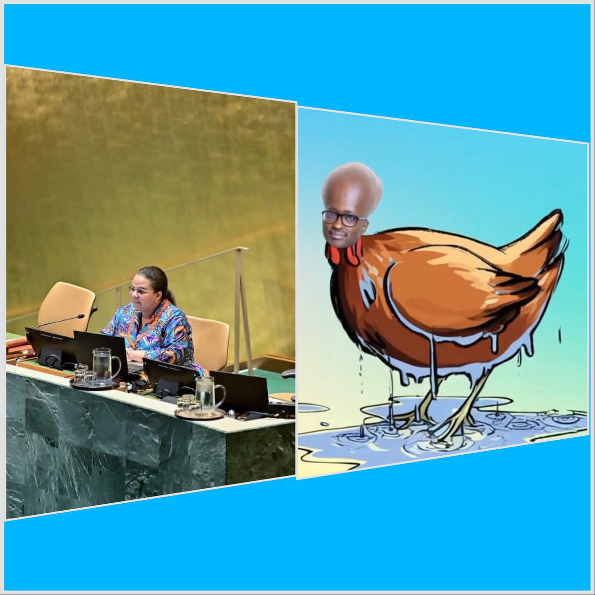 😂😂😂😂😂 Je salue #Olivier Nduhungirehe le ministre rwandais des réseaux sociaux.