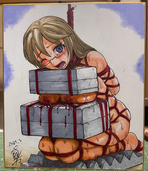 こちらがその元絵 #R18G注意