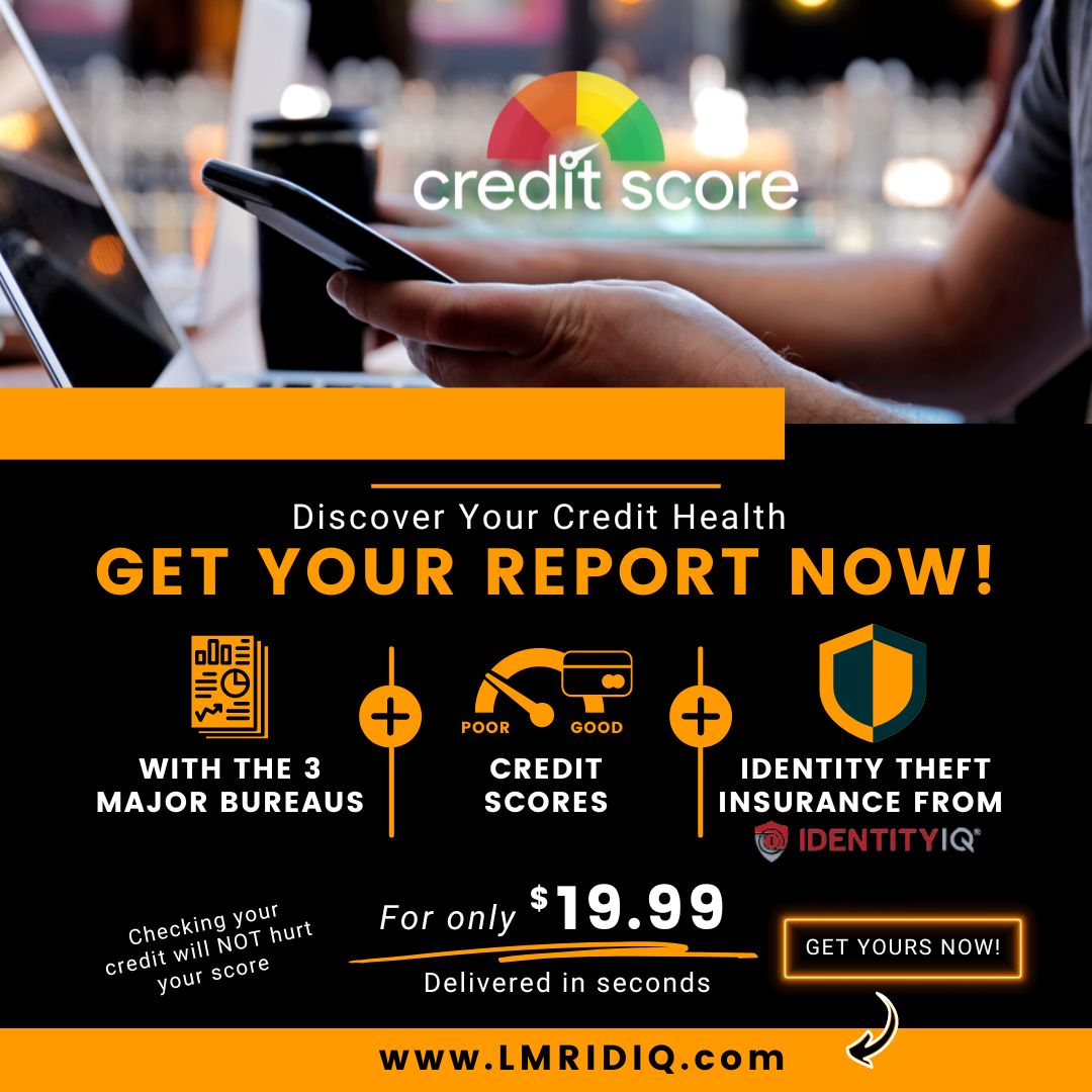 LMRINTL's tweet image. 👉 Delivered in seconds at LMRIDIQ.com
 for only $19.99

#CreditReportInstantly #CreditProtection #FinanceGoals #CreditAwareness #SmartCreditMoves #FinancialSuccess #KnowYourScore #CreditCheck #CreditReport #IdentityTheftPrevention #FinanceTips