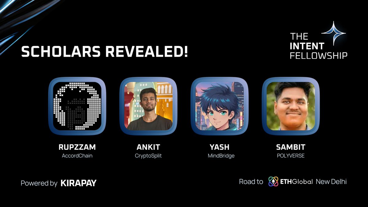 From the Phase 1 Fellows, four projects stood out for their innovation, execution, and alignment with our mission. They’ve been awarded the ETHGlobal Scholarship to represent us on the global stage.

ETHGlobal Scholars:

1. AccordChain 🏠 – Rental escrow dApp reducing
