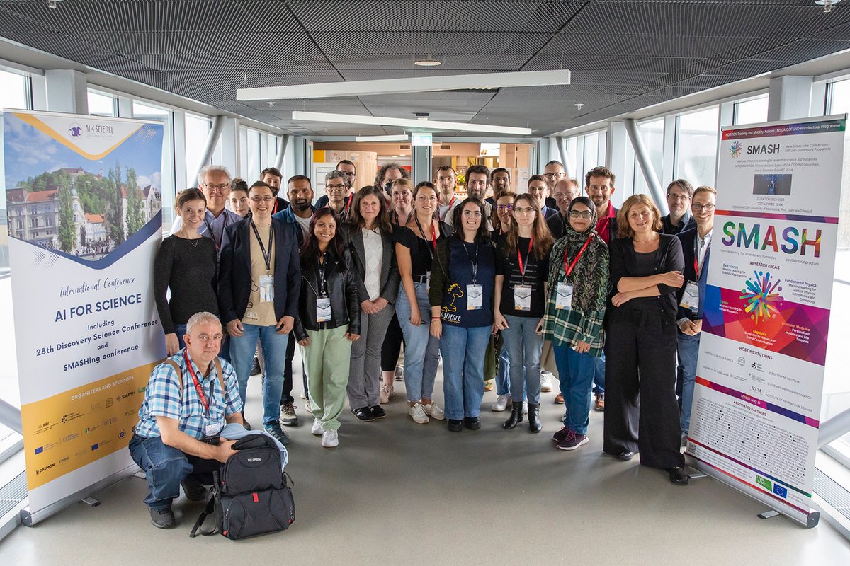 Meet the #SMASH team at the SMASHing Conference, taking place as part of this year’s AI4Science Conference!

We’re proud to contribute to this incredible event that brings together science, AI, and innovation!
#MSCA
