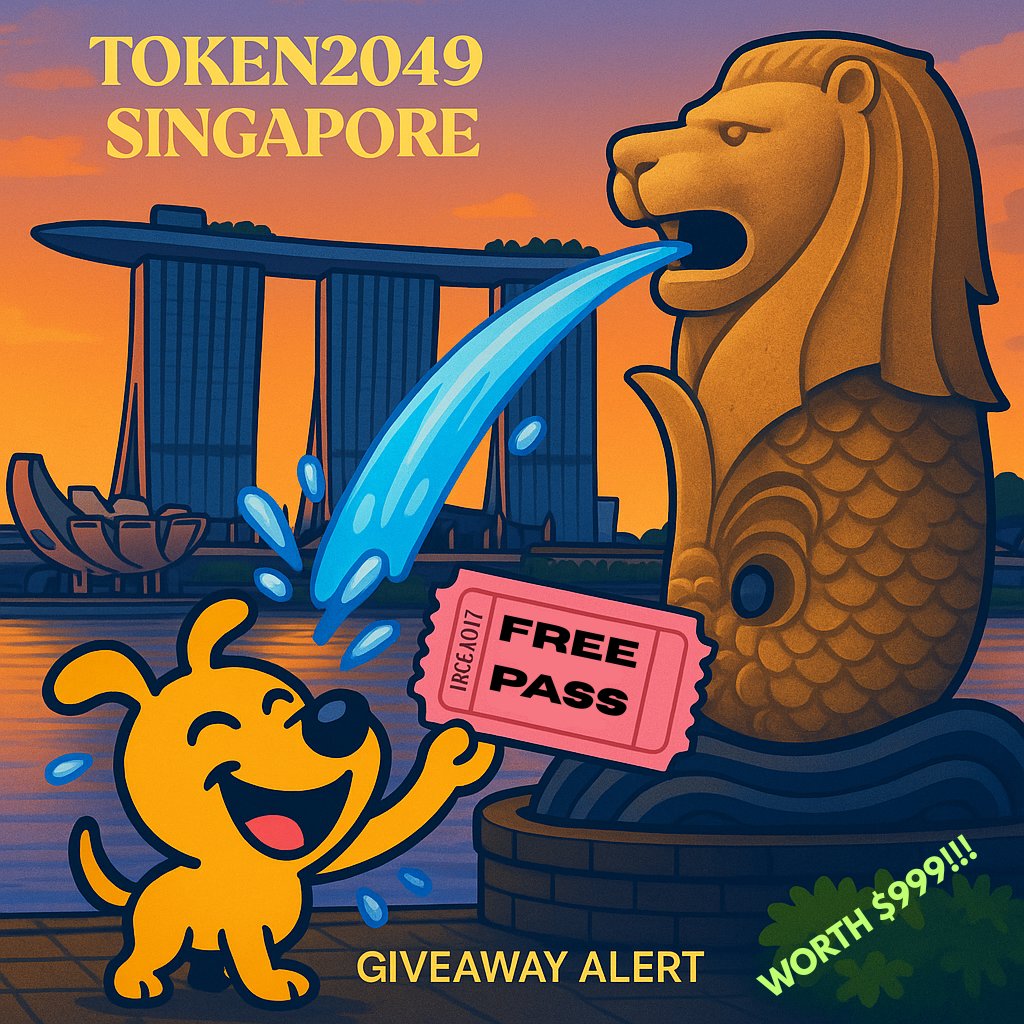 📢 GIVEAWAY ALERT 📢

We’re giving away a Token2049 conference ticket (worth $999)🎟️

along with exclusive limited-edition merch from our team in Singapore!🎁

Here's how to enter:

1️⃣ Follow <a href="/Cypher_HQ_/">Cypher💳</a> and Retweet this post

2️⃣ Tag a friend who’d love to join

3️⃣ Drop your
