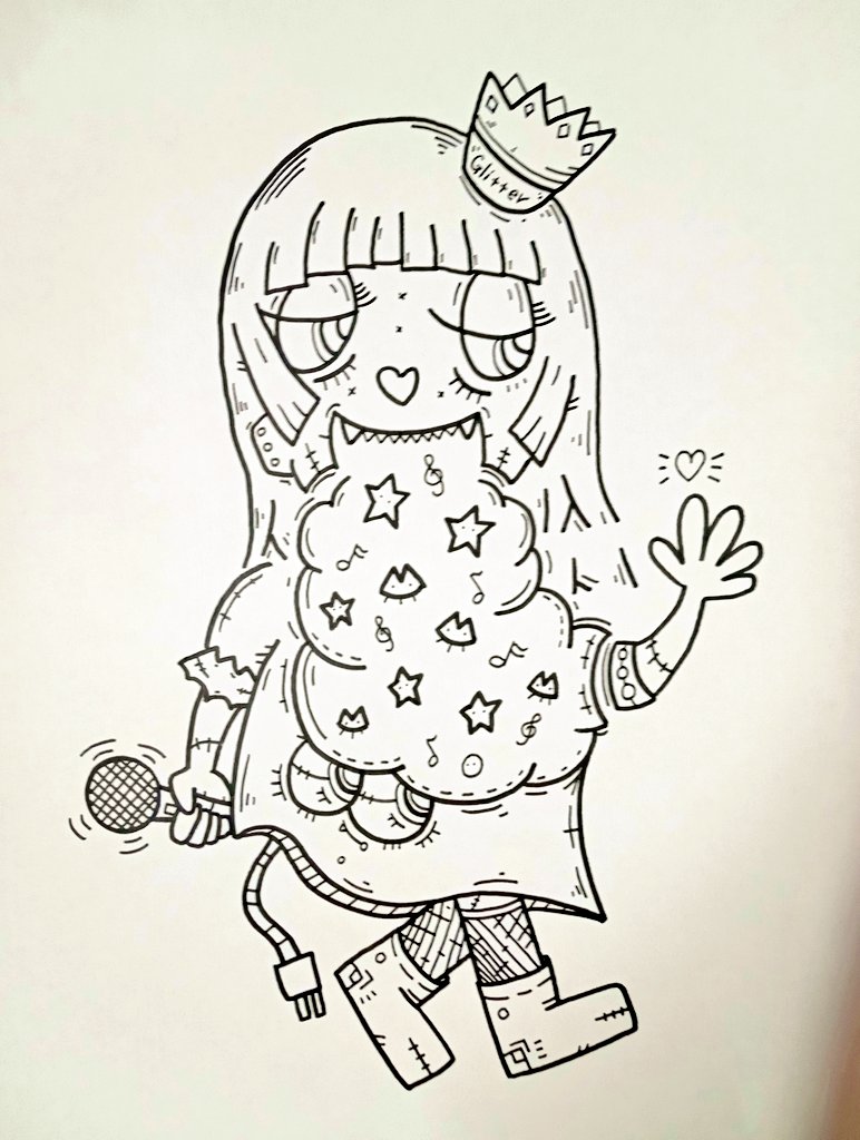 xjADhcPf7iQizDR's tweet image. とある歌姫。笑

#歌姫
#glitter
#イラスト