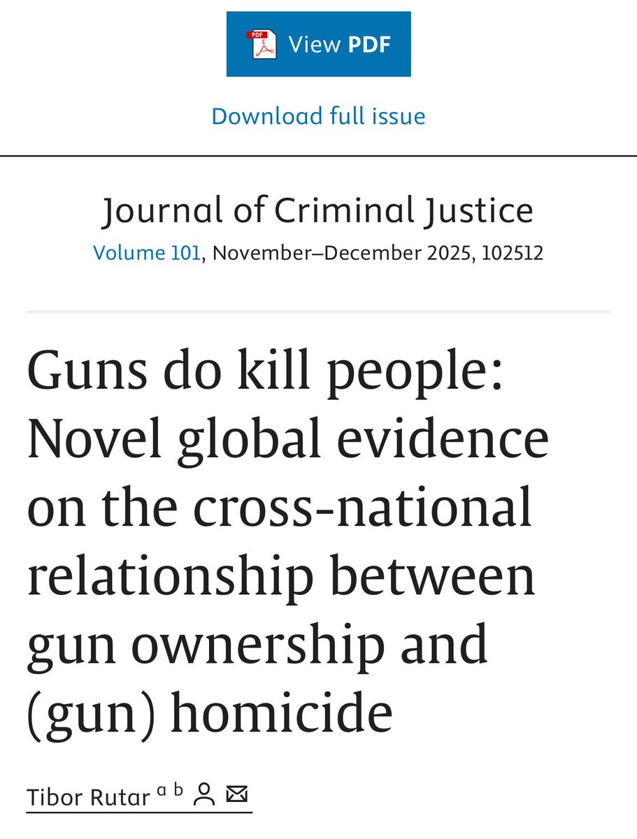GhostCoase's tweet image. Pro-gun control social scientists go fishing for a particular result, don’t find it but can’t resist spin of non-supportive findings.

Guns kill people, except my own results show that they don’t.